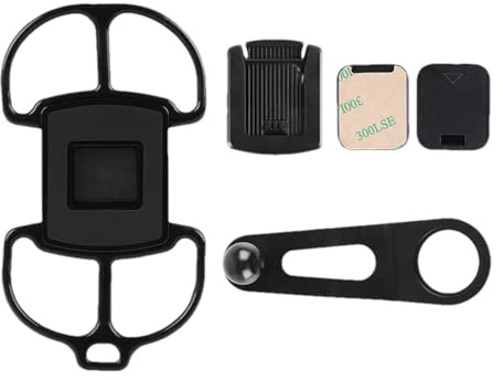 Generisch Supporto per smartphone da bicicletta, girevole a 360 gradi, universale, per mountain bike, per navigazione, registrazione video GPS