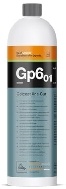 Koch Chemie Gelcoat One Cut, 1 litro di lucidatura per gelcoat e vernice per barche, lucidante lucido con sigillante, rimuove graffi, ologrammi, vetroresina