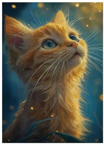 Cat Light Night 1000pcs Mini Puzzle For Adults Challenging | 38x26cm Cardboard Home Decor Durable Structure Birthday Gift Stress Relief