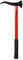 Stubai 674245 Handsappel mit Schneide/Alustiel gerade 550 mm, Schwarz/rot, 28 x 13 x 13 cm