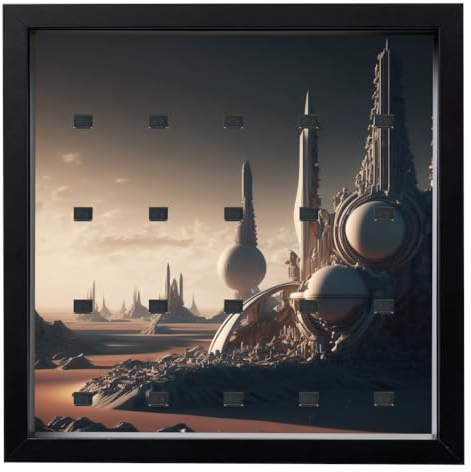 GetStones24 Vitrine für Lego® Figuren - 35x35cm Bilderrahmen - MF_0016