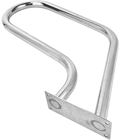 RASTKY Corrimano per Piscina Ispessito in Acciaio Inossidabile 304 per Piscine Private, Binario per Scale per Piscina Durevole per la Sicurezza, Facile da Usare, 31,5x22,2 Pollici