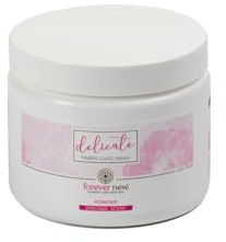 FOREVER NEW Delicate Hypoallergenic Laundry Detergent Powder - 6-8 Large Loads - Gentle washing detergent for Silk, Cashmere, Bra, Undergarments, Cotton, Wool, etc. - Original Scented - 4oz