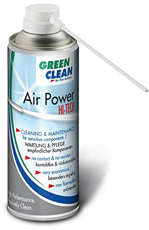 Grön ren 400 ml högteknologisk effekt komprimerad luft med ventil