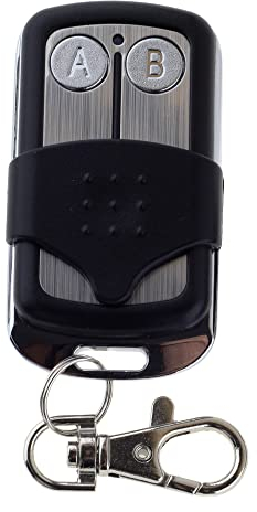 SeKi Télécommande d'ouvre-porte de garage avec apprentissage Open 2 433 MHz, 2 canaux [Fonctionne avec les codes FIX]