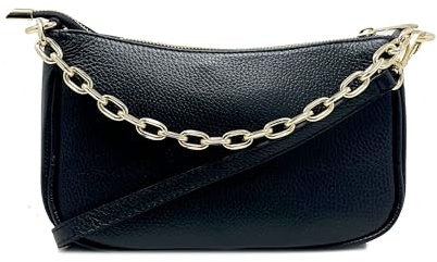 Chicca Borse Pochette Borsetta Donna in Pelle Italiana Tracollina