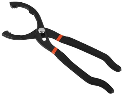 DYOUen Ölfilterzange Bandschlüssel Verstellbarer Ölfilterschlüssel 30CM Verstellbar Mit Rutschfesten Griff ür Autos, Motorräder, LKWs, Ø 63-110mm