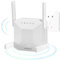 WiFi Extender Booster,1200Mbps 5GHz & 2.4GHz Dual Band WiFi Repeater with 4 Antennas, Ethernet Port, Broadband Extender Long Range Covers,UK Plug,Quick Setup