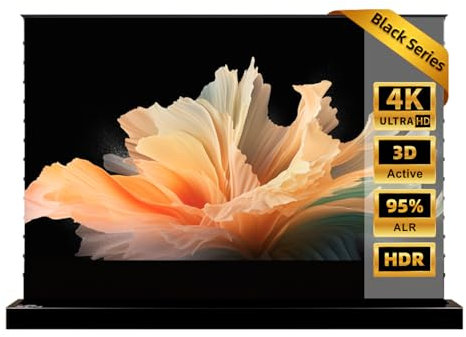 NothingProjector Écran 100 Pouces Autoportant, Électrique Rétractable, ALR CLR, 4K UHD Laser TV, Home Cinéma Portable, Écran pour Projecteur Ultra-Courte Focale, Pas de Montage