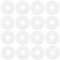 Be In Your Mind 80 Pezzi Guarnizione Piatta In Silicone Trasparente OD 19mm ID 6mm Spessore 1,5mm Guarnizione Piatta In Silicone Per Maniglie Per Porte Doccia In Vetro Portasciugamani