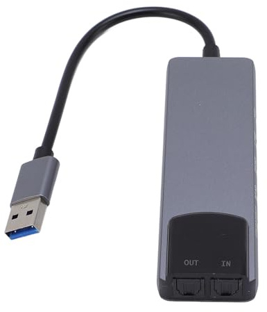 Plyisty 5.1 Kanal USB -ljudkort, CD -nivå Ljudkvalitet, 5 Utgångsportar, Kompatibla med OS X OS9.1, för HTPC Hemmabio