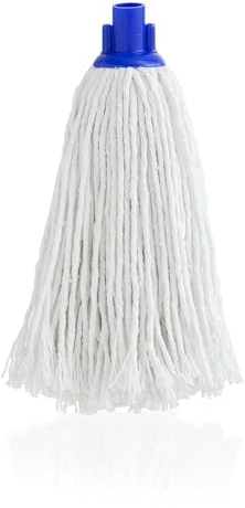 Maya Professional Tools 08009 Balai à franges Coton, 230 g, Blanc