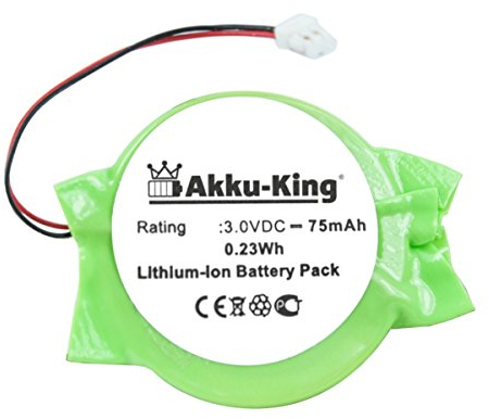 Backup, CMOS Batterie für Lenovo - Li-Ion 75mAh - Miix 10, Miix 2 11, ThinkPad Tablet 2 3679-10.1