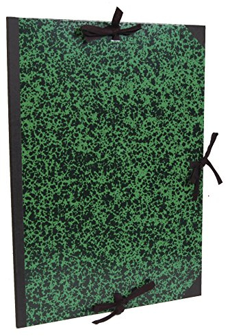 Clairefontaine 33000C - Un carton à dessin Annonay fermeture 3 cordons 61x76 cm, Vert