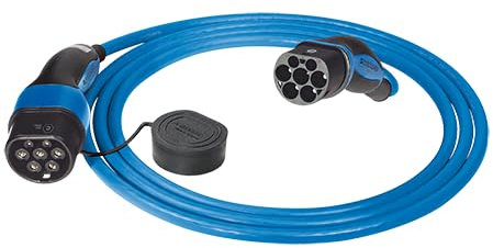 MENNEKES 36246 E-Auto Ladekabel 7,5m - Mode 3 Typ 2 32A 1PH - Wallbox-Zubehör für 7,4kw Elektro- und Hybrid-Fahrzeuge