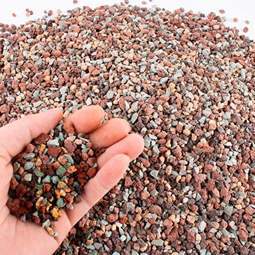 3,2 kg Mix di rocce laviche per piante in porta, ciottoli di ghiaia per bonsai, cactus succulenti, terriccio e riempitivi per vasi, giardinaggio fatato, condimento superiore