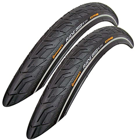 2X Continental Ride City 32-622 Reflex 28x1 1/4x1 3/4 Reifen Fahrradreifen