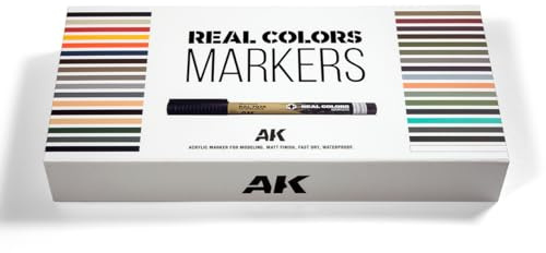 AK Interactive - Special Box 34 Real Colours Markers