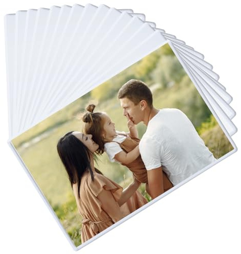 FRETONBA 15 Pcs Magnetic Photo Frames, 6x4 inch Magnetic Picture Frame | Personalised Fridge Magnets for Photos, Postcard, Notices, White