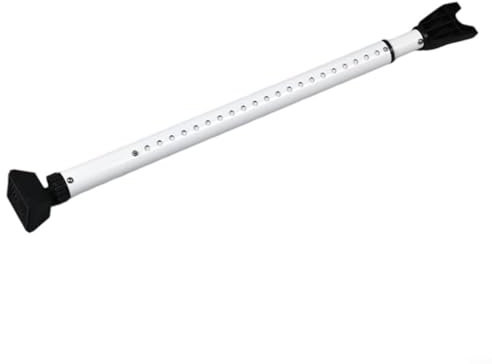Barra di sicurezza per porta regolabile, telescopica, per porta d'ingresso, porta scorrevole, sistema di protezione per casa e ufficio, 59-125 cm