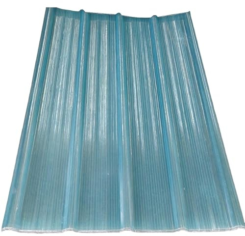 3 lastre ondulate trasparenti per tetto, resistenti ai raggi UV, per uso esterno, lastre solari, 90 x 110 cm, soluzione durevole per coperture