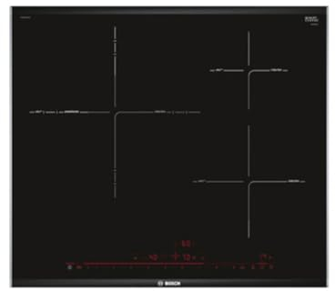 Bosch PID675DC1E - Serie | 8 Placa de inducción, Negro, 60 centimeters, 3 zonas I Gran zona 32 cm, Premium