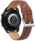 Ahayo - Cinturino per orologio Garmin Venu / Venu Sq, 20 mm, in vera pelle, a sgancio rapido, per Garmin Vivoactive 3 / 3 Musica, Vivomove 3 / Vivomove HR e Acciaio inossidabile, colore: Marrone