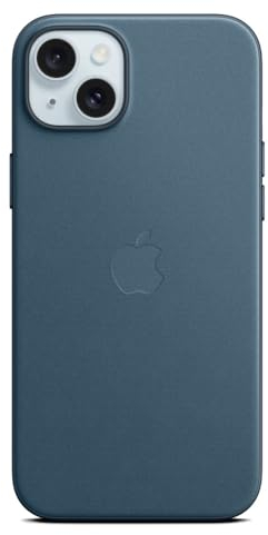 Apple iPhone 15 Plus FineWoven Case with MagSafe - Pacific Blue 