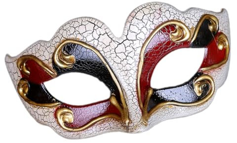 Cnrfeoap Masque de bal masqué pour femme et homme - Demi-visage - Décoration pour Halloween