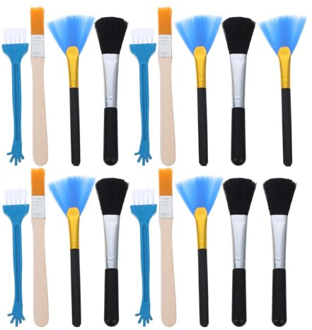 EPIGEIST Kit de Nettoyage Clavier 20pcs Brosses Douces pour Ordinateur Portable et Appareils Électroniques, Léger en Plastique et Bois, pour Sessions de Jeu à Domicile
