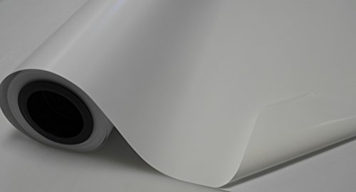 Könighaus (5,92/m2) Weiß Matt Autofolie 400 x 152 cm mit Luftkanälen + Gratis Rakel inkl. Anleitung