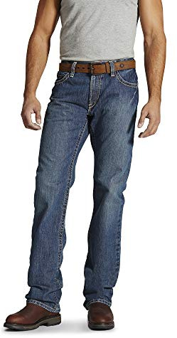 ARIAT Flame Resistant M4 Low Rise Basic Boot Cut Jean – Men’s Durable Work Jeans Clay