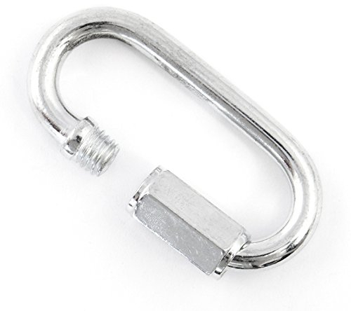 5 x SCHRAUBGLIED Kettenglied Kettenverbinder Karabiner Kette 5mm