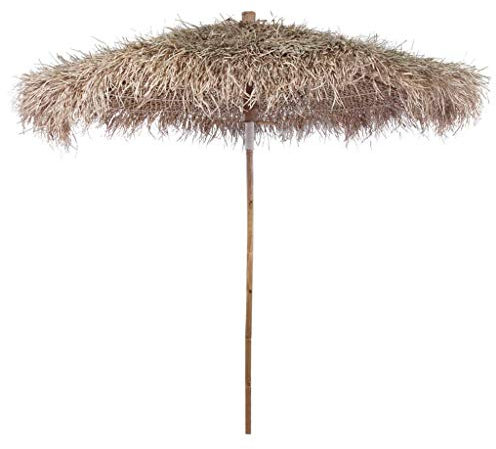 vidaXL Sonnenschirm Bananenblatt Dach 270cm Gartenschirm Ampelschirm Schirm