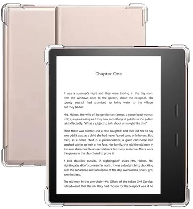 Zcooooool Hülle für 7 brandneue Kindle Oasis (10. Generation, 2019 Release & 9. Generation, 2017 Release) Cover Verstärkte Ecken Kindle Oasis Hülle