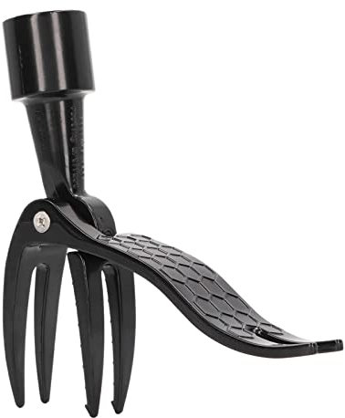 FTVOGUE Extractor de Malas Hierbas de 4 Garras, Herramienta de Cabeza de Deshierbe Antideslizante de Aleación de Aluminio