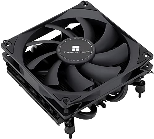 Thermalright AXP-90 X36 Black Lågprofil CPU-luftkylare med fri 90 mm TL-9015B PWM-fläkt, 4 värmeledningar, 36 mm höjd, för AMD AM4/Intel LGA 1700/1150/1151/1155/1156/1200 (AXP-90 X36 BLACK)
