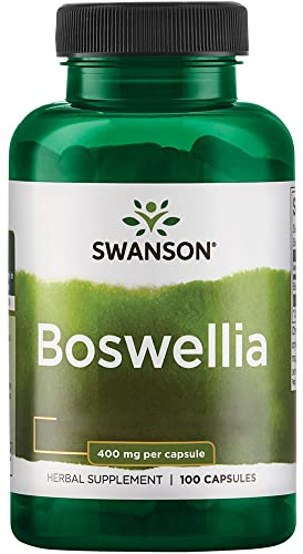 Swanson, Boswellia, 100 glutenfreie Kapseln, 800mg Weihrauchharz je Dosis, Sojafrei, GMO frei, Geschmacksneutral