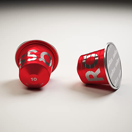 Lavazza Qualità Rossa, vollmundiger und ausgewogener Espresso, 80 Kapseln, Nespresso kompatibel