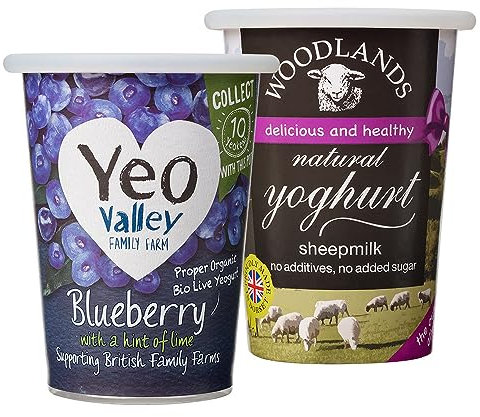 MOOPOPS - Large Pot Tops. 2 Reusable Silicone Lids Specifically Designed to Fit Standard Yoghurt and Cream Pots to Seal in Freshness - Natural (No Color)