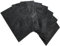 AULIGET 100 piastrelle autoadesive da parete in ardesia nera, 3 mm, in PVC, faxu, piastrelle adesive per cucina e bagno (7,6 x 15,2 cm)