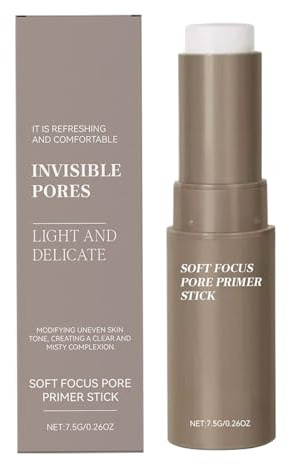 Priming Stick Makeup Pores Invisible Pen, Long Lasting Moisturiser Matte Makeup with Oil Control for Women and Girls