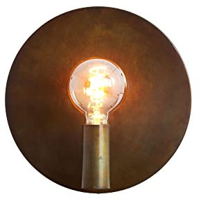 Light & Living Wandleuchte Disc - Gold - Ø30cm - Rund - Metall - Wandlampen für innen - Wand beleuchtung für Schlafzimmer & Wohnzimmer