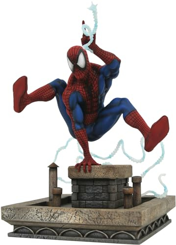 Diamond Select Toys Gallery: 1990S Spider-Man PVC Diorama (JUN192391) | Marvel Gallery - Figura de Spider-Man de los años 90 (20 cm)