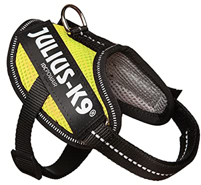 JULIUS K-9, IDC Powair Hundegeschirr, Größe: 2XS / Baby 2, Neon