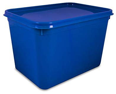 Take Away Supplies LTD 4 Litre Blue Rectangular Ice Cream container/Food Storage container (10)