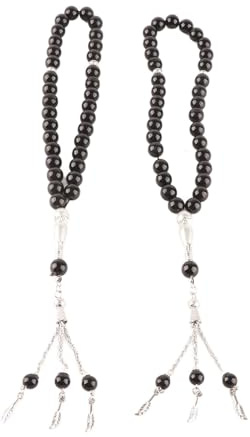 2pcs Muslim Tasbih Islamic Prayer Beads 33 Beads Meditation Bracelet for Religious Worship