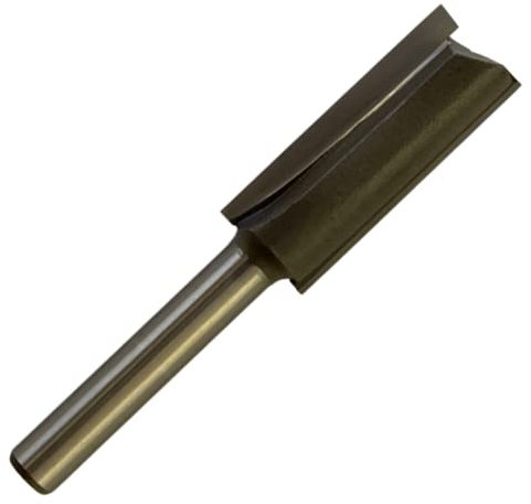 Rennie Tools - 1/2 Cutting Diameter x 1/4 Shank x 32mm Flute Long TCT Tipped 2 Flute Straight Router Kitchen Worktop Cutter Bit