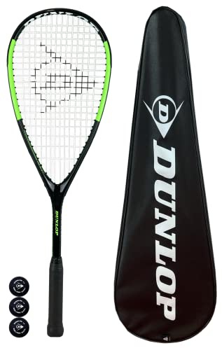 Dunlop Hypermax Squash Racket inc Protective Cover & 3 Squash Balls (Various Model Choice) (Hypermax Ultimate)