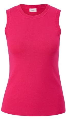 s.Oliver Black Label Damen 2143185 Stricktop, pink 4554, 42